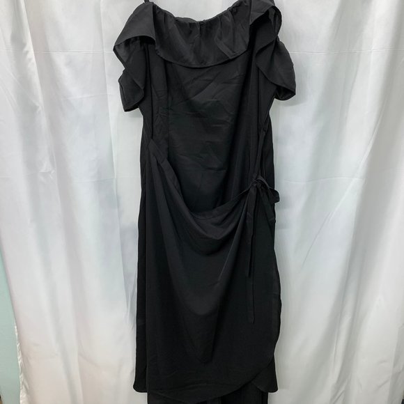 NWT City Chic Black Wrap Dress